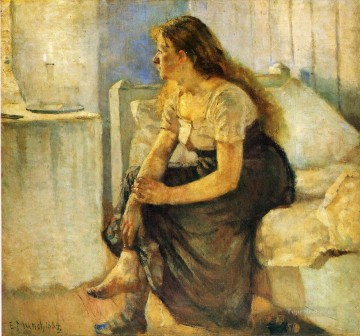 エドヴァルド・ムンク Painting - 1884年の朝 エドヴァルド・ムンク